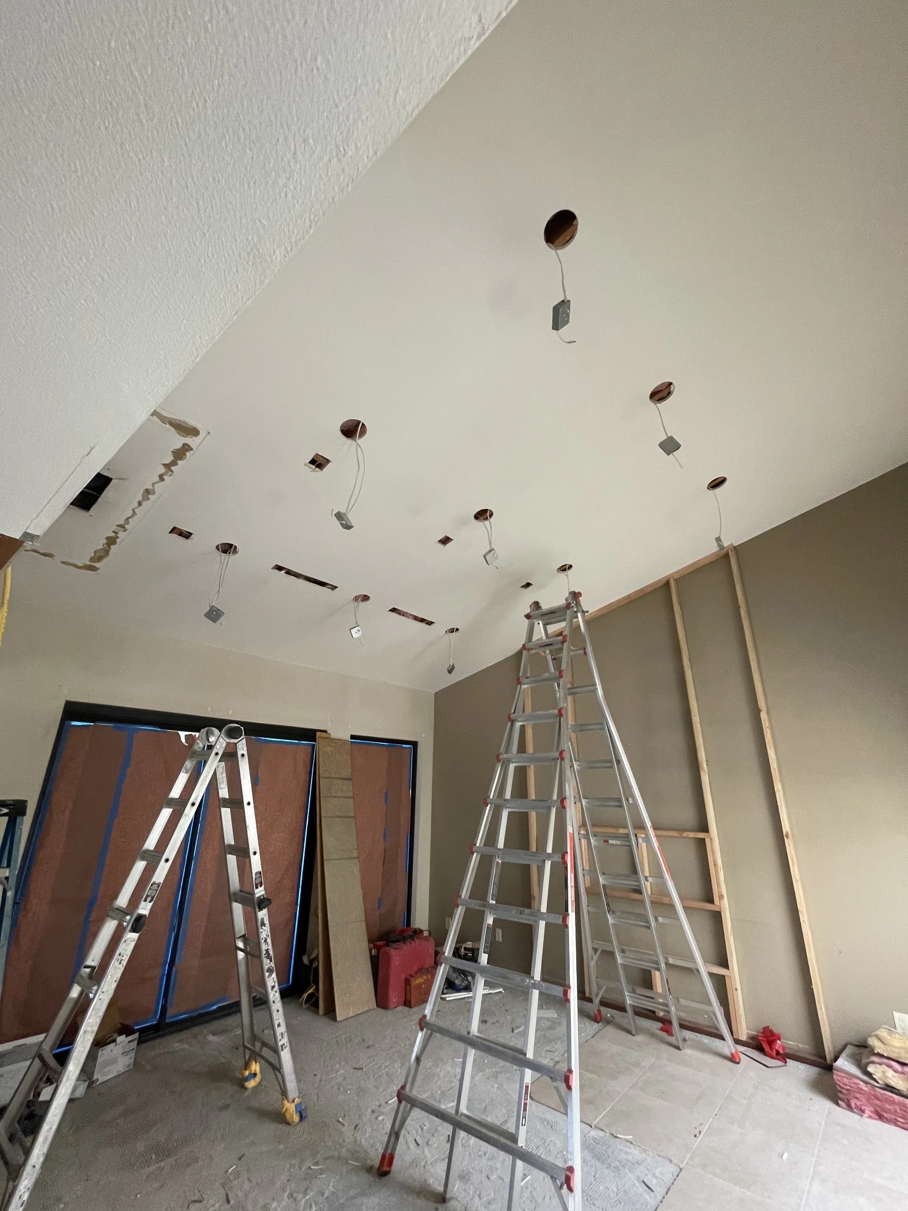 Custom Fitted Ceiling Light Installation