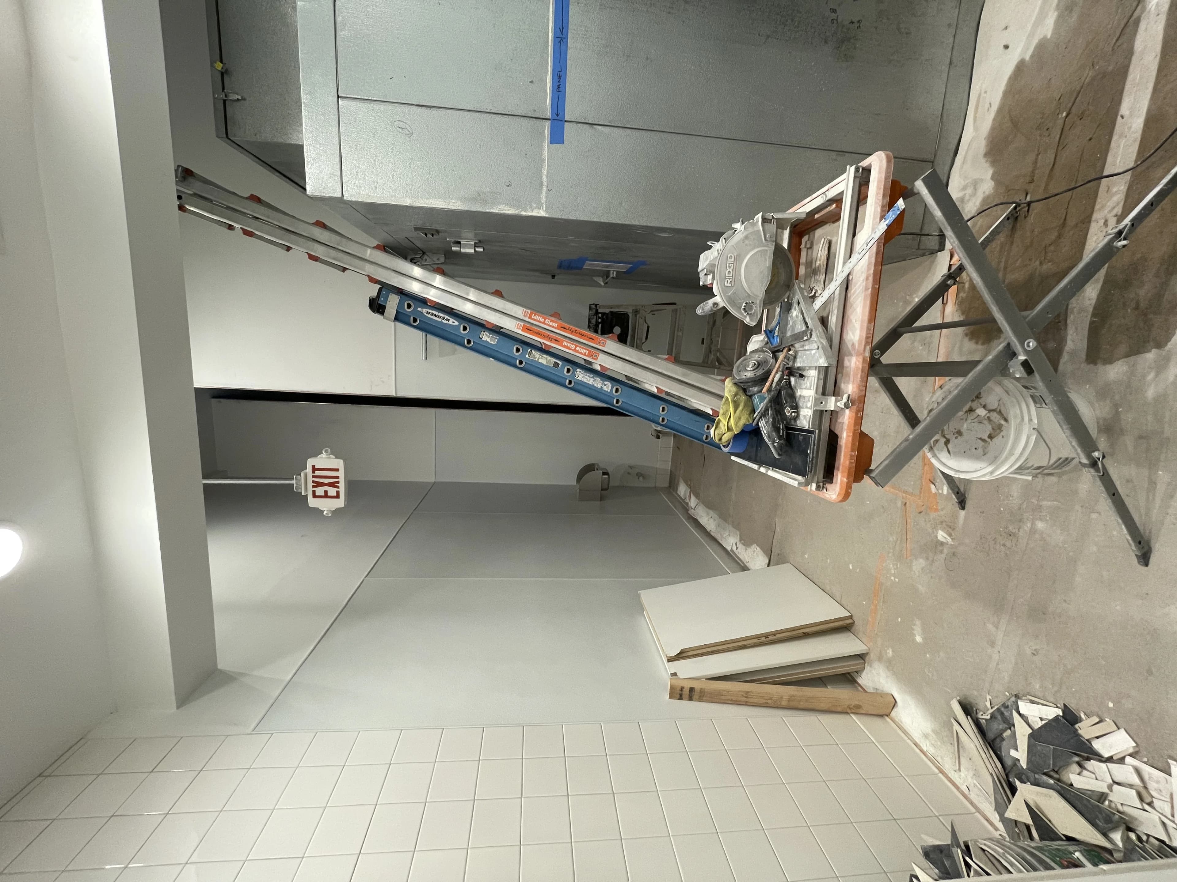 Exit Sign Installation