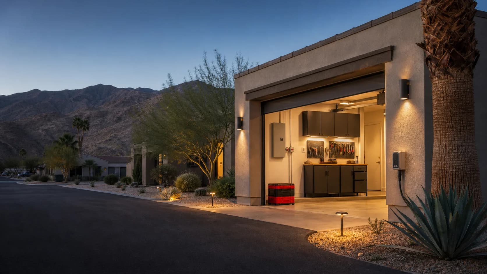 Cathedral City desert environment and local architecture